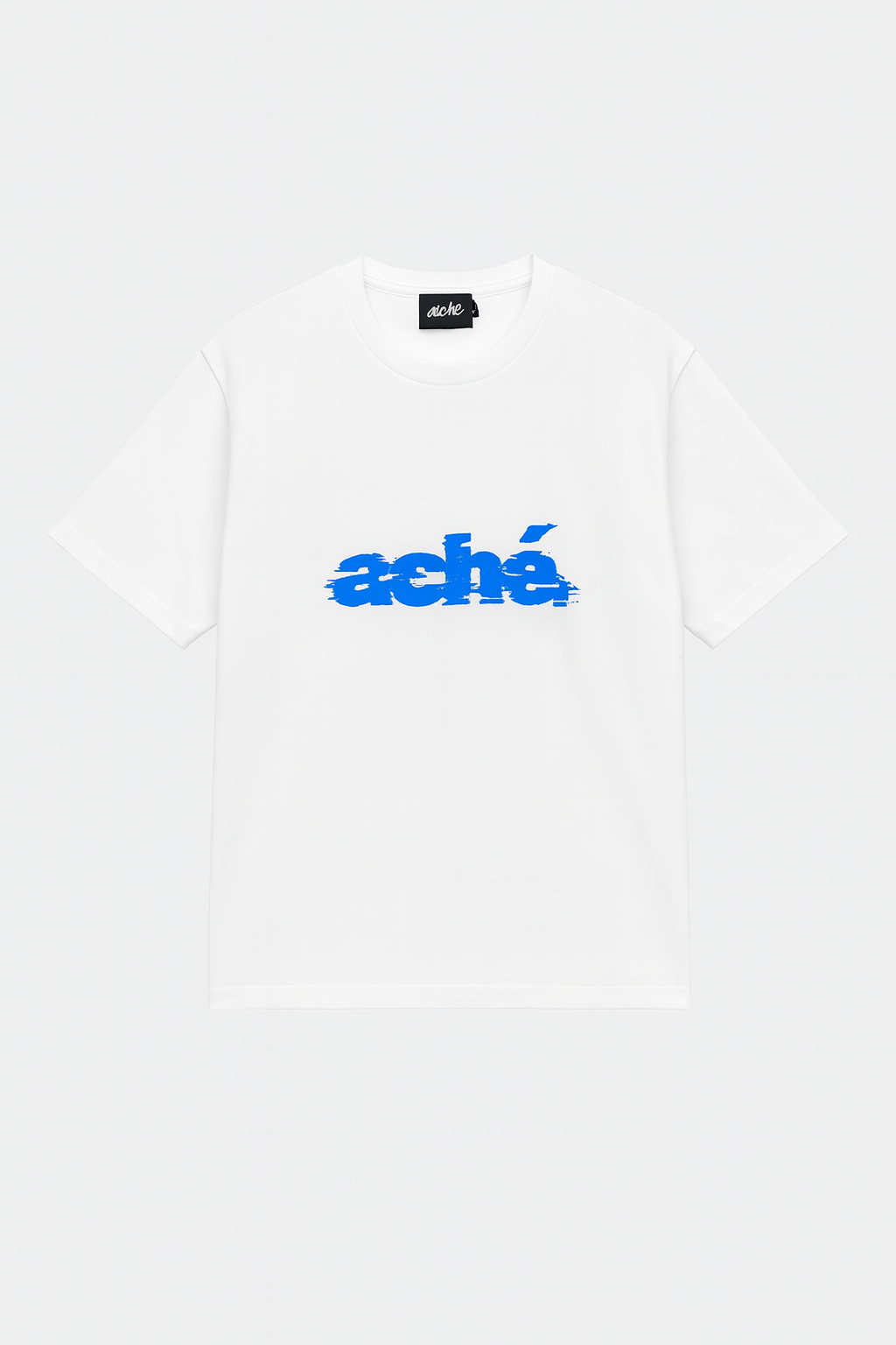 White Logo Tee