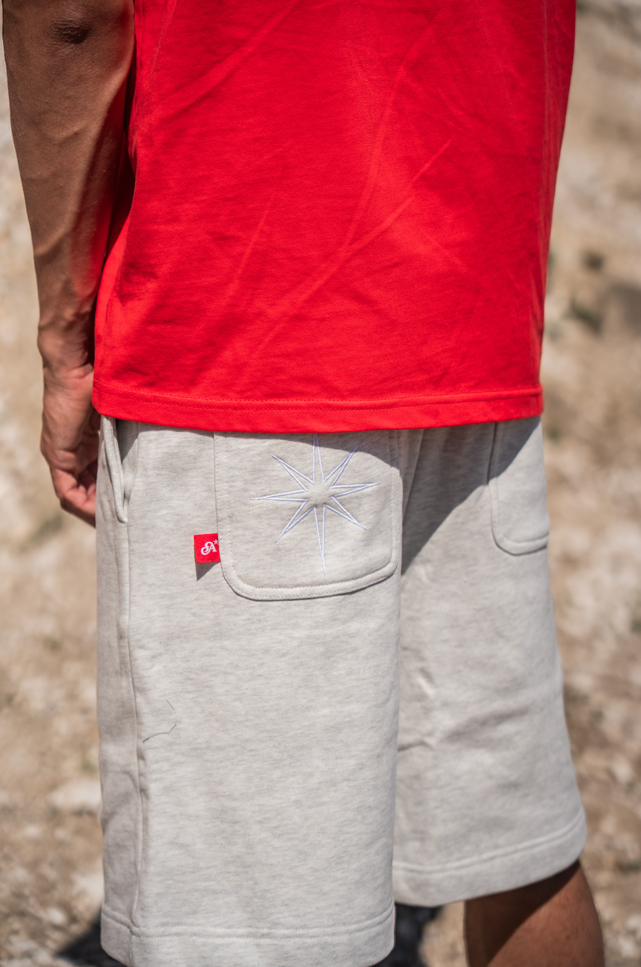 ACHÉ SWEAT SHORTS GREY
